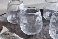 Breakfast Accessories|Tumblers^Nkuku Otuba Tumbler - Clear (Set of 4)