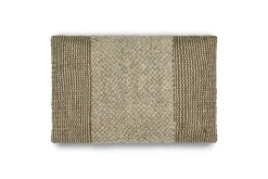 Bedroom Textiles|Cushions^Nkuku Paduna Jute & Cotton Cushion Cover - Soft Blue & Brown