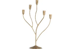 Decorative Home Accessories|Candle Holders^Nkuku Palani Statement Candelabra - Antique Brass - Large