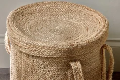 Baskets|Laundry Baskets^Nkuku Pallu Braided Jute Laundry Basket