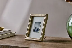 Decorative Home Accessories|Desk Accessories^Nkuku Pambani Photo Frame - Antique Brass