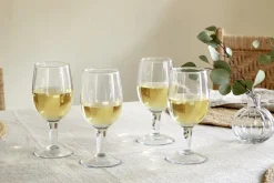 Entertaining Glasses|Everyday Glassware^Nkuku Pani Wine Glass - Clear (Set of 4)