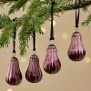 Baubles & Tree Decorations|Winter Berries^Nkuku Pannee Drop Baubles - Ruby (Set of 4)