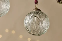 Baubles & Tree Decorations^Nkuku Patta Baubles - - (Set of 4) Clear