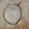 Jewellery & Jewellery Boxes|Jewellery^Nkuku Perdu Labradorite Bracelet - Gold