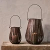 Decorative Home Accessories|Lanterns^Nkuku Pothos Lantern - Rust