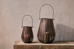Decorative Home Accessories|Lanterns^Nkuku Pothos Lantern - Rust