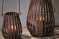 Decorative Home Accessories|Lanterns^Nkuku Pothos Lantern - Rust