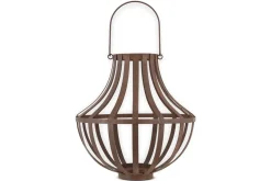 Lanterns|Garden Décor^Nkuku Pothos Large Lantern - Rust