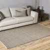 Rugs^Nkuku Prathal Cotton And Seagrass Rug - Natural & Black