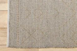 Rugs^Nkuku Prathal Cotton And Seagrass Rug - Natural & Black