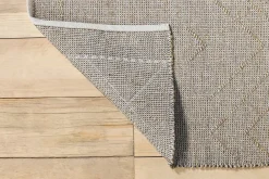 Rugs^Nkuku Prathal Cotton And Seagrass Rug - Natural & Black