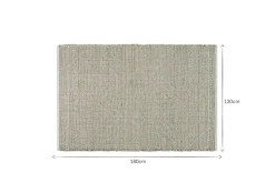 Rugs^Nkuku Prathal Cotton And Seagrass Rug - Natural & Black