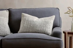 Decorative Home Accessories|Bedroom Textiles^Nkuku Puli Recycled Linen Cushion Cover - Natural