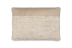 Decorative Home Accessories|Bedroom Textiles^Nkuku Puli Recycled Linen Cushion Cover - Natural