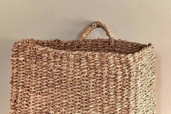 Baskets|Bathroom Accessories^Nkuku Putlar Seagrass Wall Hung Basket