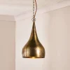 Pendant Lighting^Nkuku Quinn Hammered Metal Pendant - Small