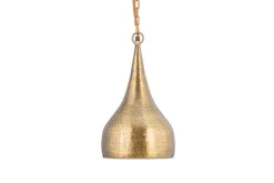 Pendant Lighting^Nkuku Quinn Hammered Metal Pendant - Small