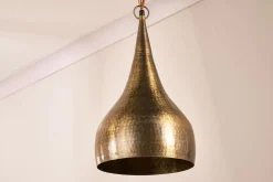 Pendant Lighting^Nkuku Quinn Hammered Metal Pendant - Small