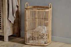 Baskets|Laundry Baskets^Nkuku Rammi Rattan Tall Laundry Basket - Natural