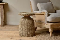 Living|Beside Tables^Nkuku Rampura Rattan Side Table - Natural