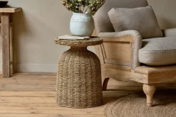 Living|Beside Tables^Nkuku Rampura Rattan Side Table - Natural