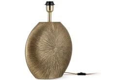Table Lamps^Nkuku Ramvas Etched Table Lamp - Antique Brass