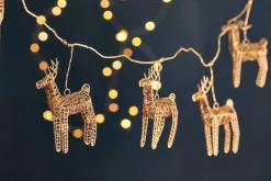 Wreaths & Garlands^Nkuku Ramya Wire Reindeer Garland