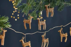 Wreaths & Garlands^Nkuku Ramya Wire Reindeer Garland