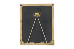 Decorative Home Accessories|Desk Accessories^Nkuku Ranoli Iron Etched Photo Frame - Antique Brass