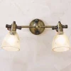 Wall Lights|Wall & Spot Lights^Nkuku Rarni Recycled Glass Double Wall Light