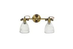 Wall Lights|Wall & Spot Lights^Nkuku Rarni Recycled Glass Double Wall Light