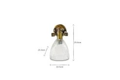 Wall Lights|Wall & Spot Lights^Nkuku Rarni Recycled Glass Single Wall Light