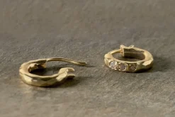 Jewellery & Jewellery Boxes|Jewellery^Nkuku Ratna Labradorite Earrings - Gold