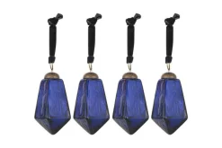 Baubles & Tree Decorations|New Christmas^Nkuku Ratnam Baubles - Indigo - Large (Set of 4)