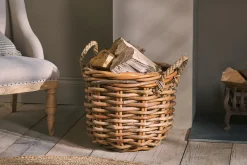 Fireside|Baskets^Nkuku Rattan Chunky Basket