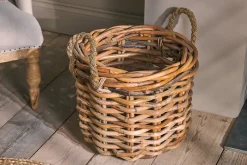 Fireside|Baskets^Nkuku Rattan Chunky Basket