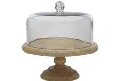 Pantry|Kitchen Storage^Nkuku Recycled Glass Dome Cake Stand