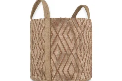 Baskets^Nkuku Renu Jute Basket - Rust & Natural