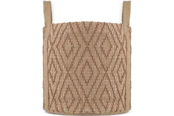 Baskets^Nkuku Renu Jute Basket - Rust & Natural