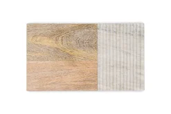 Cheese Board & Knives|Chopping Boards^Nkuku Reyna Chopping Board - Brown Marble