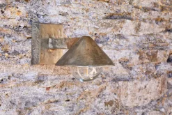 Outdoor Lights^Nkuku Rhya Outdoor Wall Lamp - Antique Brass