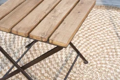 Garden|Garden Tables^Nkuku Rishikesh Reclaimed Wood & Iron Folding Chairs - (Set of 2)