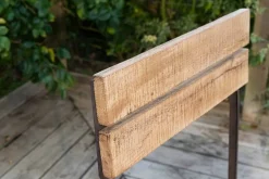 Garden|Garden Tables^Nkuku Rishikesh Reclaimed Wood & Iron Folding Chairs - (Set of 2)