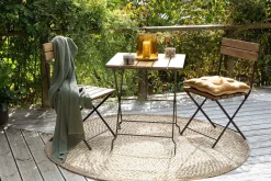 Garden|Garden Tables^Nkuku Rishikesh Reclaimed Wood & Iron Folding Chairs - (Set of 2)
