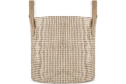 Baskets^Nkuku Rohia Basket - Natural & Cream