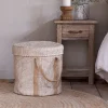 Baskets|Bathroom Accessories^Nkuku Rohia Laundry Basket - Natural & Cream