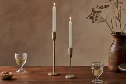 Candles|Candle Holders^Nkuku Rustic Soy Blend Dinner Candle - - (Set of 2) White