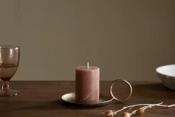 Candles|Candles & Candleholders^Nkuku ic Soy Blend Mini Pillar Candle - Rust