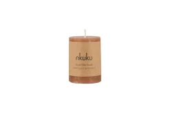 Candles|Candles & Candleholders^Nkuku ic Soy Blend Mini Pillar Candle - Rust